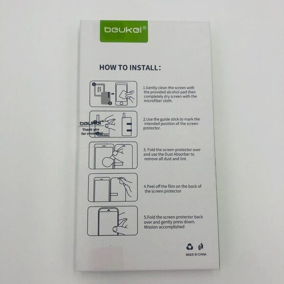 Brand New BEUKEI Tempered Glass For LG‎ Stylo 7 Screen Protector - Picture 3 of 6